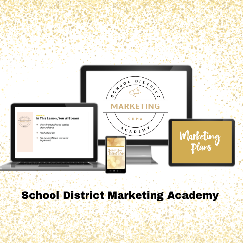 School District Marketing Academy website